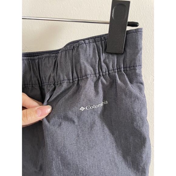 Columbia Skort Women's 6L Longer Days Blue Outdoor Bottoms Pockets Elastic Waist - Picture 6 of 8